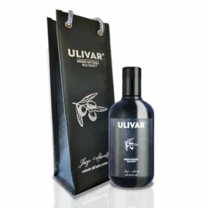 Amaro naturale alle olive di Calabria Ulivar 500 ml con Portabottiglia regalo